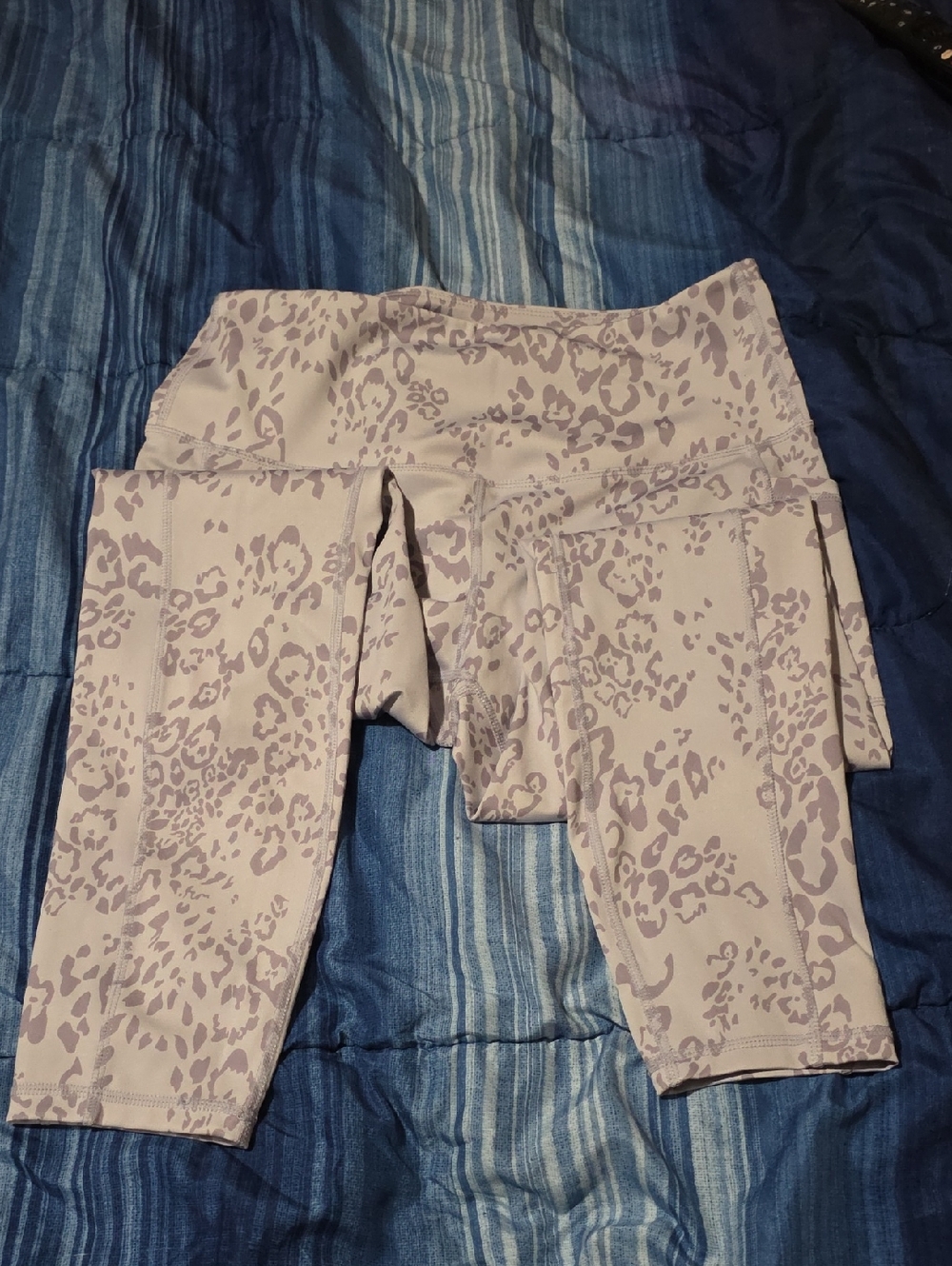 Legend Light Lavender Leopard Print Leggings